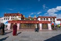 Barkhor the commercial center and busiest street nter and busiest street in Lhasa Tibet